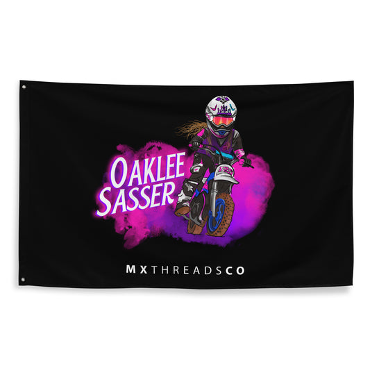 Oaklee Sasser Pit Flag