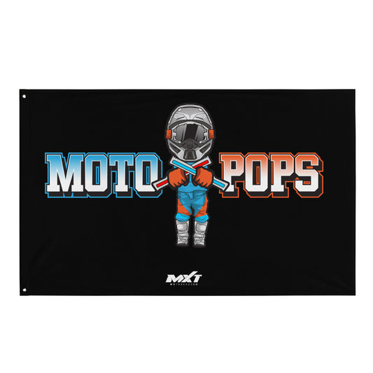 Moto X Pops Pit Wall Flag