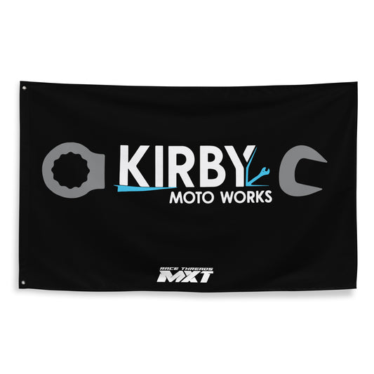 Kirby Moto Works Pit Wall Flag