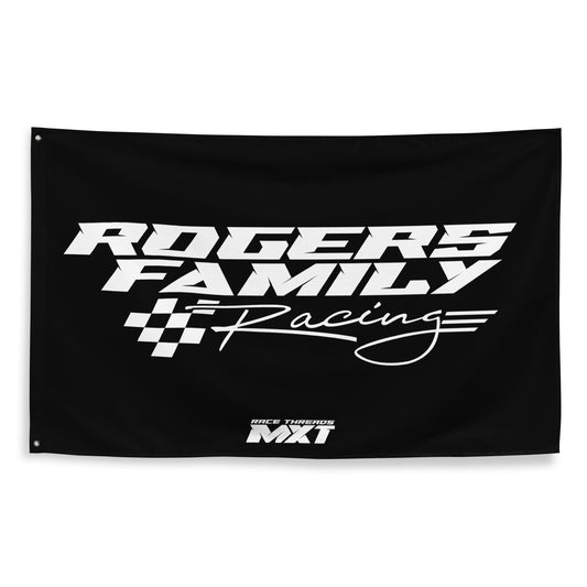 Rogers Family Racing Pit Wall Flag
