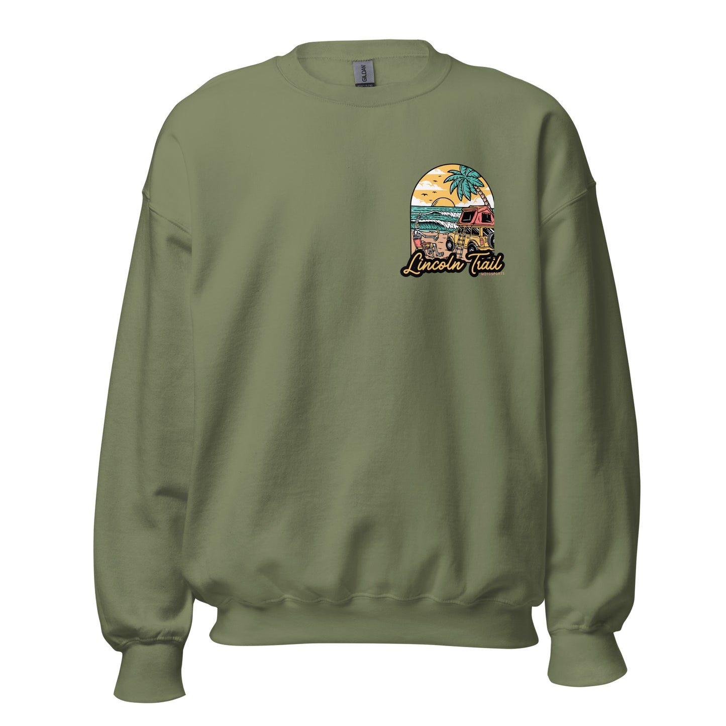 Lincoln Trail Good Times, Good Rides Crewneck Sweater