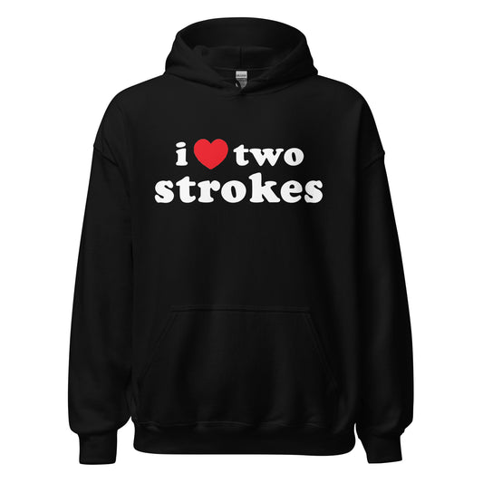 I Heart Two Strokes Unisex Hoodie
