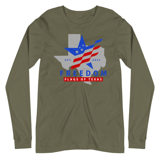 Freedom Flags of Texas Long Sleeve Tee