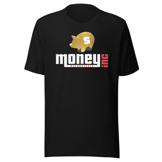 Money Inc. Motorsports Gold Plated Piggy T-Shirt
