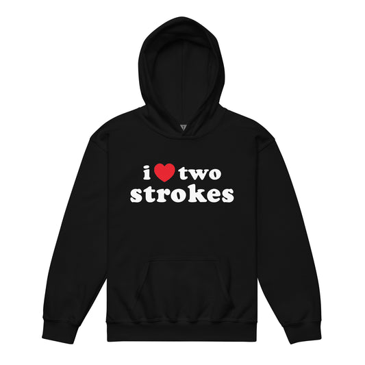 Vlog Epicness I Heart Two Strokes YOUTH Hoodie