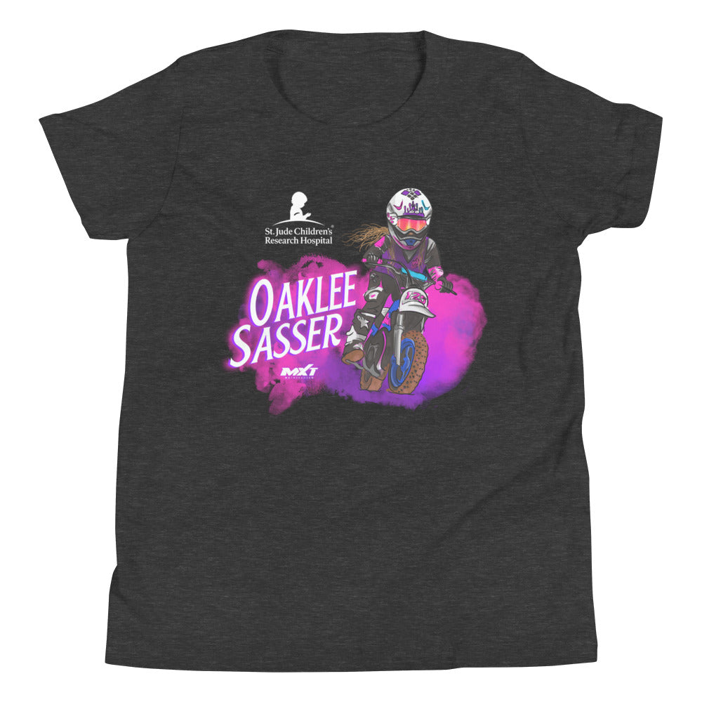 Oaklee Sasser St. Jude Children's Research Hospital YOUTH T-Shirt